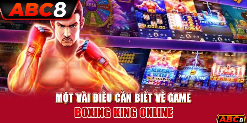 Một vài điều cần biết về game Boxing King online